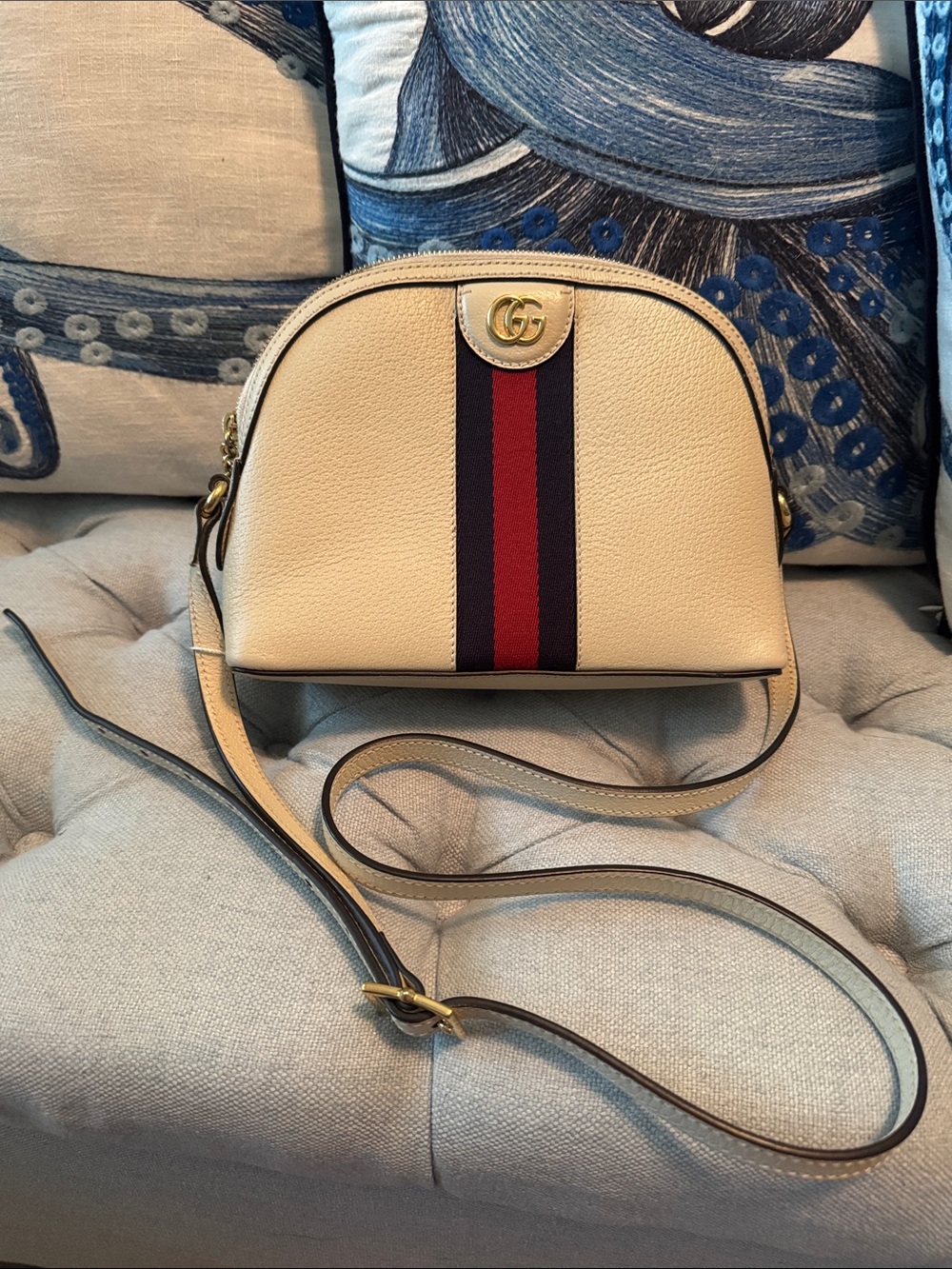 GUCCI Ophidia Dome Crossbody Bag